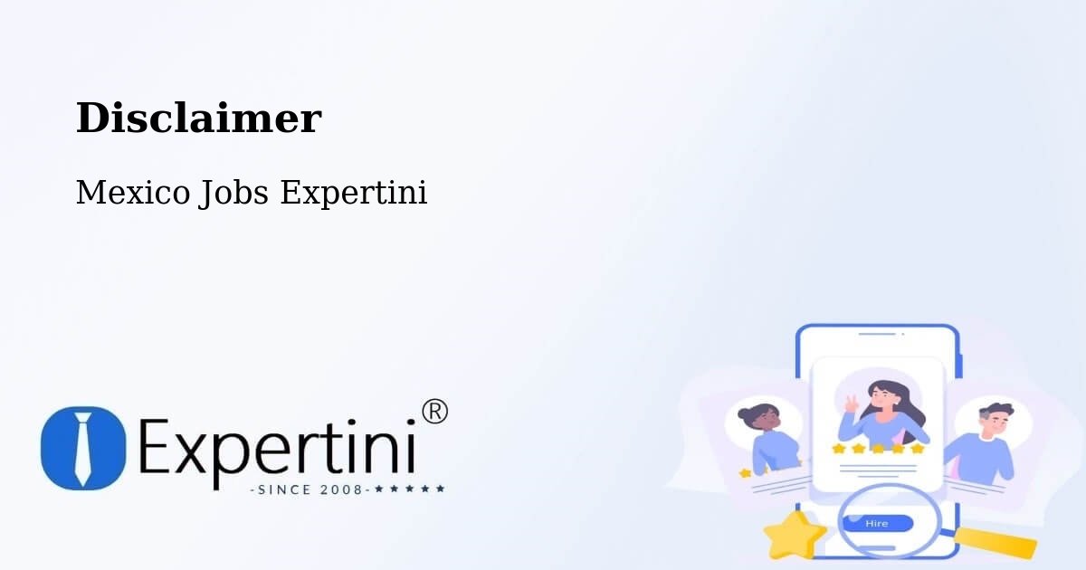 Disclaimer – Solima - Mexico Jobs Expertini