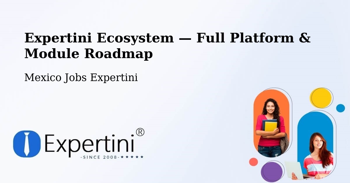 Expertini Ecosystem — Full Platform & Module Roadmap – Solima